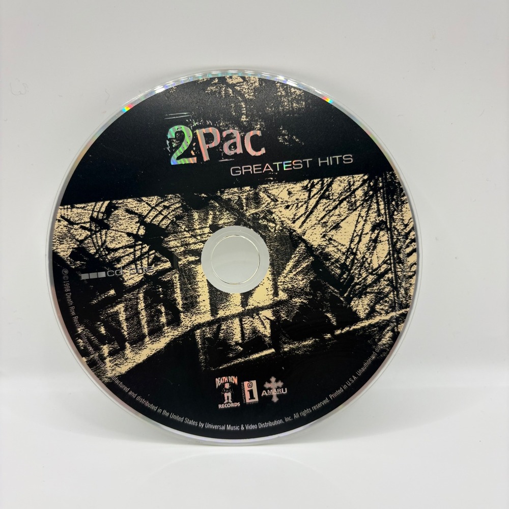 2Pac Greatest Hits CD Disc 1 Black Good Death Row Records 1998